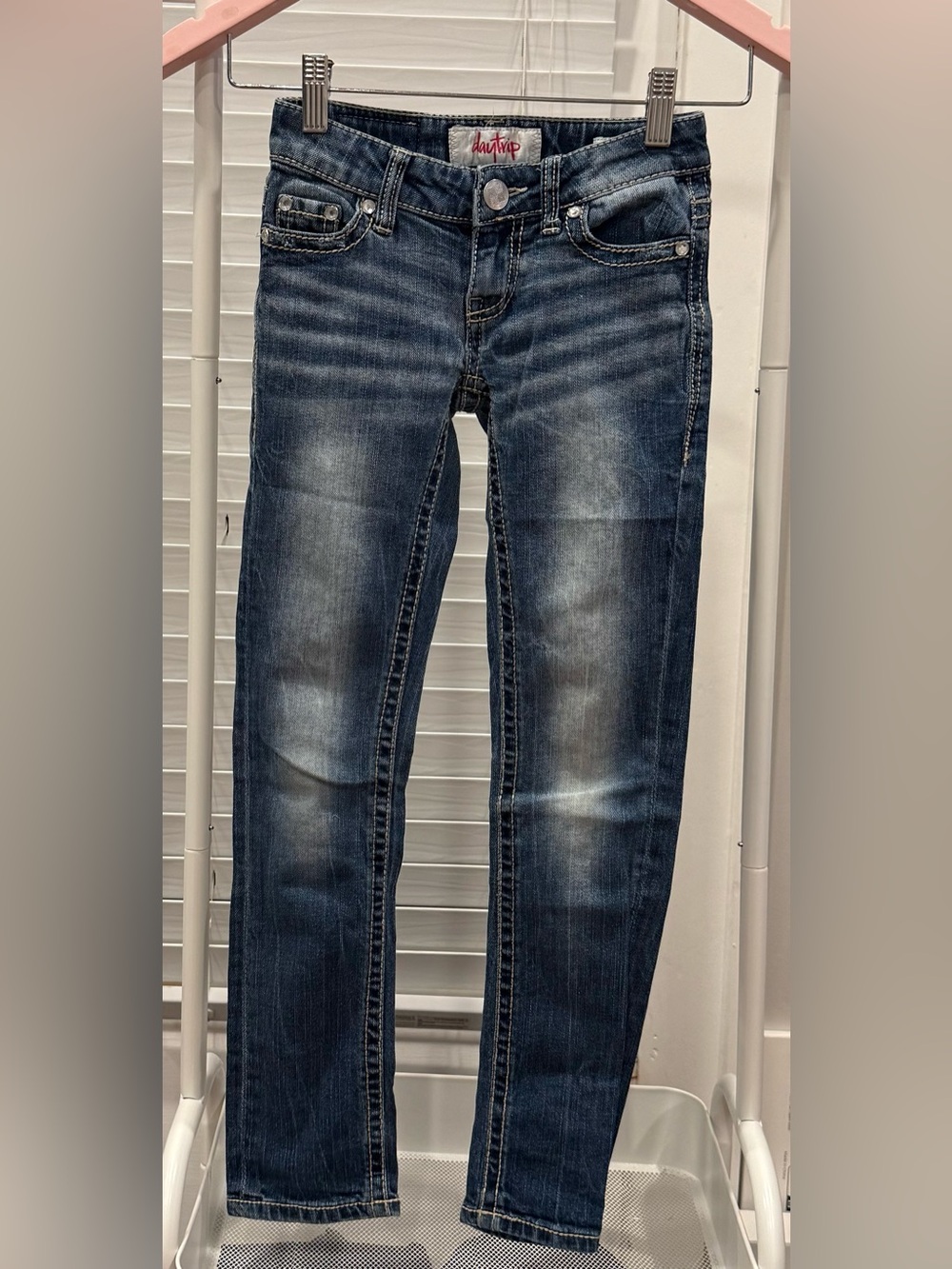 Daytrip Girls Slim Straight Dark Blue Jeans